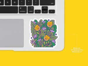 Summer Flowers Sticker