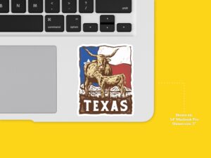 Texas Longhorn Sticker