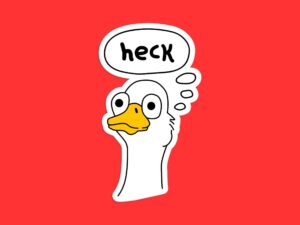 Heck Goose Sticker