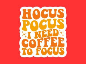 Hocus Pocus Coffee Sticker