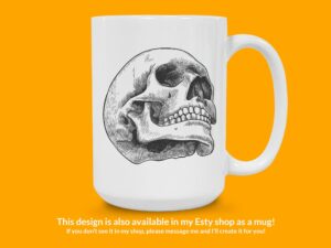 Human Skull Sticker