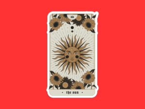 The Sun Tarot Card Sticker