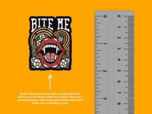 Bite Me Sticker