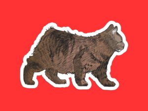 Manx Cat Sticker