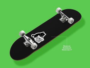 Cute Reading Cat Sticker