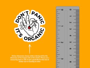 Organic Weed Sticker