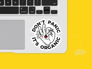 Organic Weed Sticker