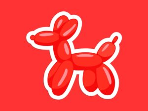 Balloon Dog Sticker