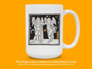 Gemini Zodiac Sign Sticker