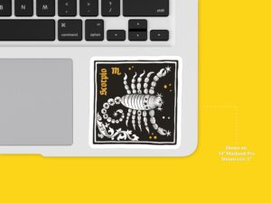 Scorpio Zodiac Sign Sticker