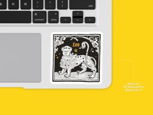 Leo Zodiac Sign Sticker