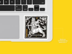 Sagittarius Zodiac Sign Sticker
