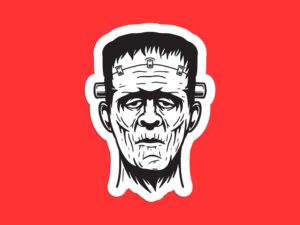 Frankenstein Sticker