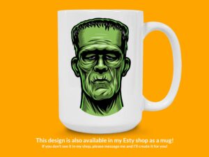 Frankenstein Monster Sticker