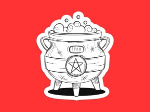Cauldron Sticker