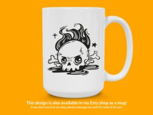 Skull Crossbones Sticker