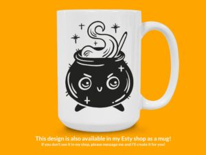 Cute Cauldron Sticker