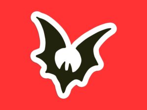 Black Bat Sticker