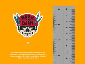 Born To Draw Sticker