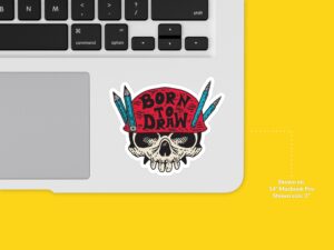 Born To Draw Sticker