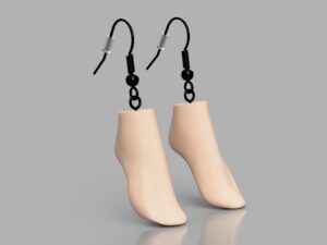 Doll Feet Earrings | Doll Foot Earring