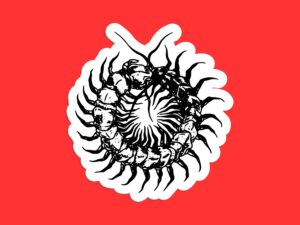 Centipede Sticker