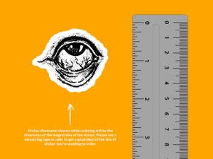 Creepy Eyeball Sticker