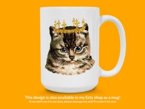 Royal Kitten Sticker