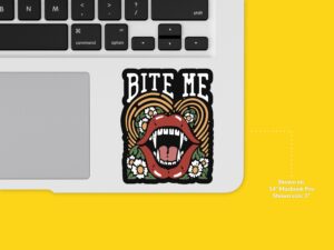 Bite Me Sticker