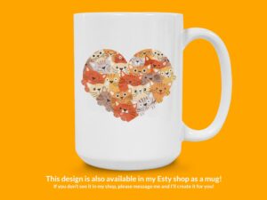Heart Cats Sticker