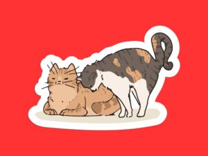Cute Cats Sticker