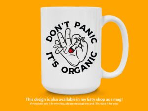 Organic Weed Sticker