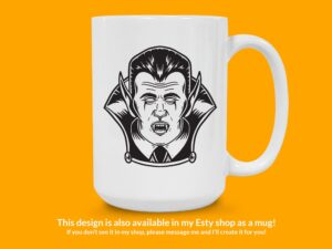 Vampire Dracula Sticker