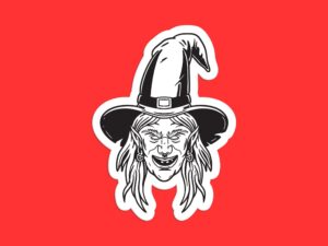 Witch Sticker
