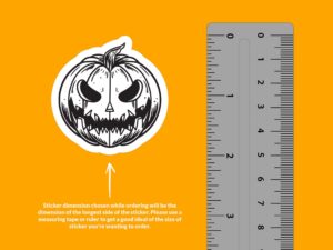 Pumpkin Jack O Lantern Sticker