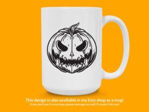 Pumpkin Jack O Lantern Sticker