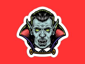 Dracula Sticker