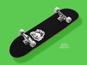 Skull Crossbones Sticker