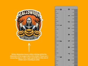 Halloween Reaper Sticker