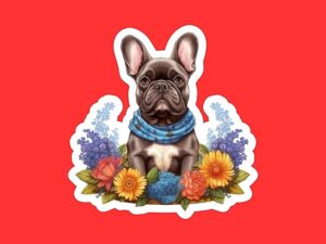 French Bulldog Sticker