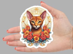 Abyssinian Cat Sticker