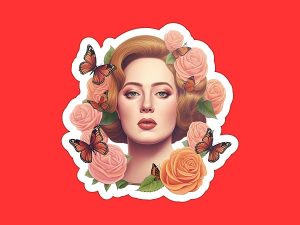 Adele Sticker