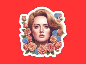 Adele Sticker