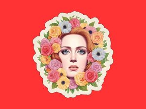 Adele Sticker
