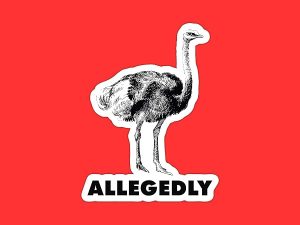 Allegedly Letterkenny Sticker