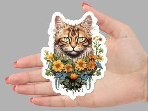 American Bobtail Cat Sticker