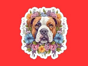 American Bulldog Sticker