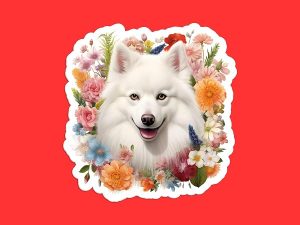 American Eskimo Dog Sticker