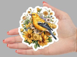 American Goldfinch Bird Sticker