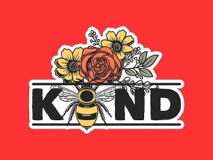 Be Kind Bee Sticker